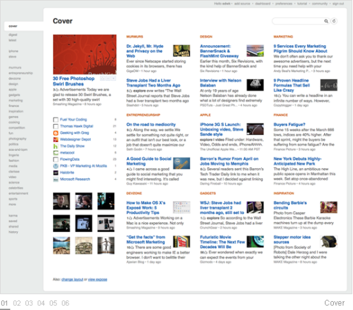 feedly contet curation